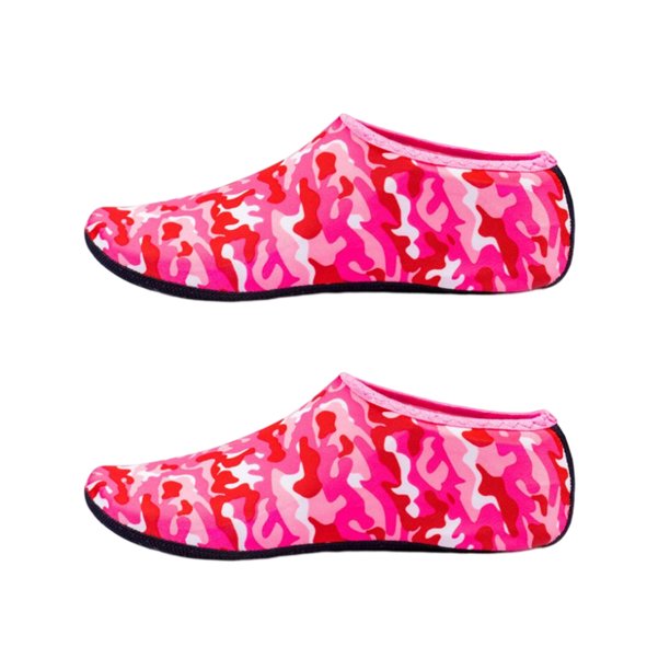 Greeniant 2 uds zapatos de deporte acuático portátil descalzo calcetín de buceo verano playa zapato ligero Snorkeling zapatos camuflaje rojo Type3 NO3