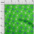 thumbnail image 2 of oneOone Polyester Spandex Light Green Fabric Starfish Diy Clothing Quilting Fabric Print Fabric By Yard 56 Inch Wide-HQ, 2 of 6