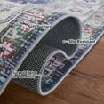 thumbnail image 6 of SAFAVIEH Tucson Crystal Oriental Machine Washable Area Rug, Navy/Beige, 2'6" x 4', 6 of 9