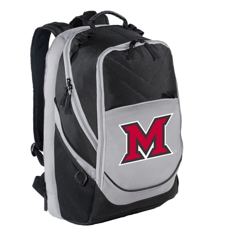 Miami University Backpack Our Best Miami RedHawks Laptop Computer Backpack Bag