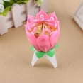 thumbnail image 1 of Supplies  Amazing Romantic Musical  Birthday Party Cake Topper Candle Pink, 1 of 8