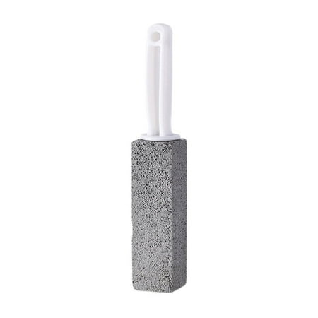 Yyuenw Long-handled Pumice Toilet Brush Cleaning Brush Pumice Stone Toilet Bowl Cleaner with Extra Long Handle Pumice Stone Brush for Toilet Cleaning Remove Limescale Bowl Ring
