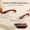 thumbnail image 3 of Foldable Anti-Blue Light Reading Glasses with Case, Portable Eyewear for Reducing Eye Strain, Lightweight & Travel-Friendly for Men and Women, 3 of 8