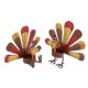 thumbnail image 5 of Candelabro De Pavo De Acción De Gracias, Aspecto Lindo, Candelabro De Mesa De Pavo De Acción De Gracias, Ambiente Festivo Mejorado De aleación Para El Hogar, 5 of 7