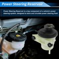 thumbnail image 3 of Unique Bargains No.3R-901/YL8Z3A697BA/EC0232690 Power Steering Reservoir for Ford Escape 2003-2007 Leak-Proof Power Steering Fluid Reservoir for Mercury Mariner 05-07 Steering Pump Reservoir with Cap, 3 of 7
