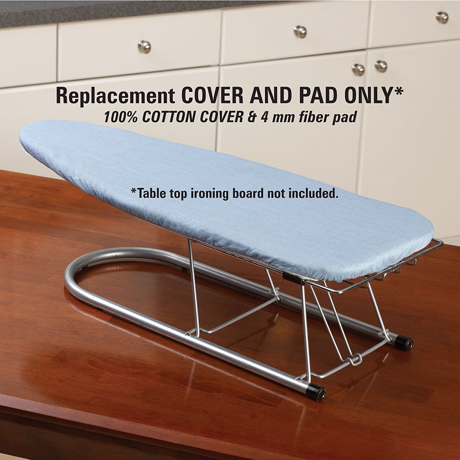 Replacement Cover For Tabletop Small Ironing Boards Blue Silicone Replacement Cover For Tabletop Small Ironing Boards Blue Silicone Coated Fiber Pad And 100 Cotton A Mini Table Top Or Over The Door