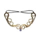 thumbnail image 2 of Cadena de frente de Joyería artificial Yinane Oro, 2 of 8