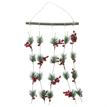 

1Pc Christmas Hanging Decor Xmas Door Pendant Christmas Wooden Hanging Ornament