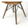 thumbnail image 3 of Beaumont Lane Rustic Industrial Leather Side Chair, Brown (Set of 1), 3 of 7
