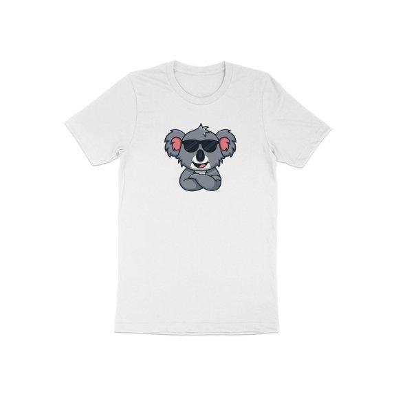 Cute Cool Happy Koala Bear with Sunglasses Wildlife Animal T-Shirt Graphic Design Print Happy Koala Bear Sunglasses Tees Tshirt