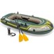 thumbnail image 1 of Seahawk Inflatable Boat Series: Includes Deluxe Aluminum Oars and High-Output Pump – SuperStrong PVC – Fishing Rod Holders – Heavy Duty Grab Handles – Gear Pouch, 1 of 5