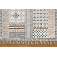 thumbnail image 4 of Casavani - 4'x8' Brown Block Printed Cotton Area Rugs for Living Room Outdoor Patio Rugs, 4 of 5