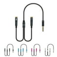 thumbnail image 3 of Audio Cable Headphone Audio Cord Line Splitter Audio Cable Male to 2 Female Cable 3.5mm Headphone Splitter Audio Cable, 3 of 9