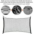thumbnail image 6 of SUV Dog Car Net Barrier - Pet Car Partition Rear Seat Barrier Mesh, Easy to Install and Remove, Adjustable Car Dog Partition for Trucks, SUVs, Vans, Car Net Organizer Bag (47 * 27 inches), 6 of 8