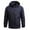 Navy, variant on jjayotai Men's Winter Hooded Jacket, Water-Resistant, Insulated Men's Thin Jacket Casual Sports Windbreaker Hooded Jacket