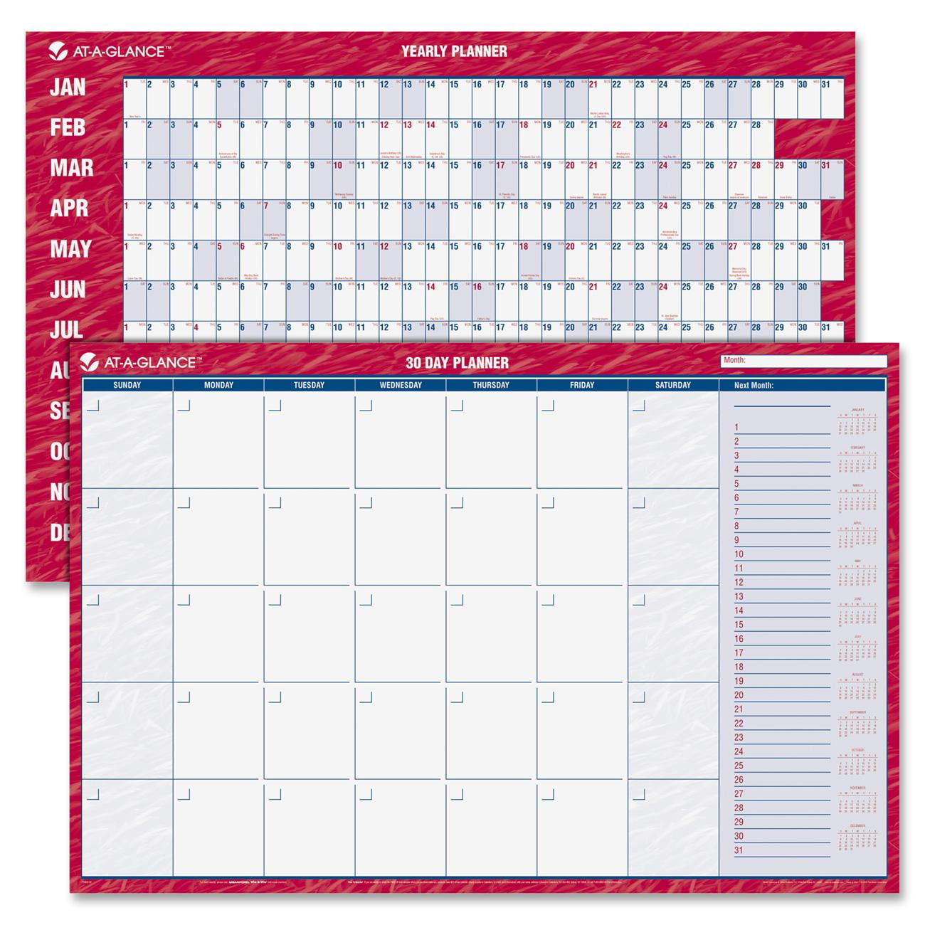 at-a-glance-erasable-horizontal-wall-calendar-walmart