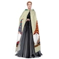 thumbnail image 3 of Honeii Christmas Card With Gnomes for Unisex Adults Hooded Cloak,Cape for Halloween Cosplay Costumes, 3 of 7