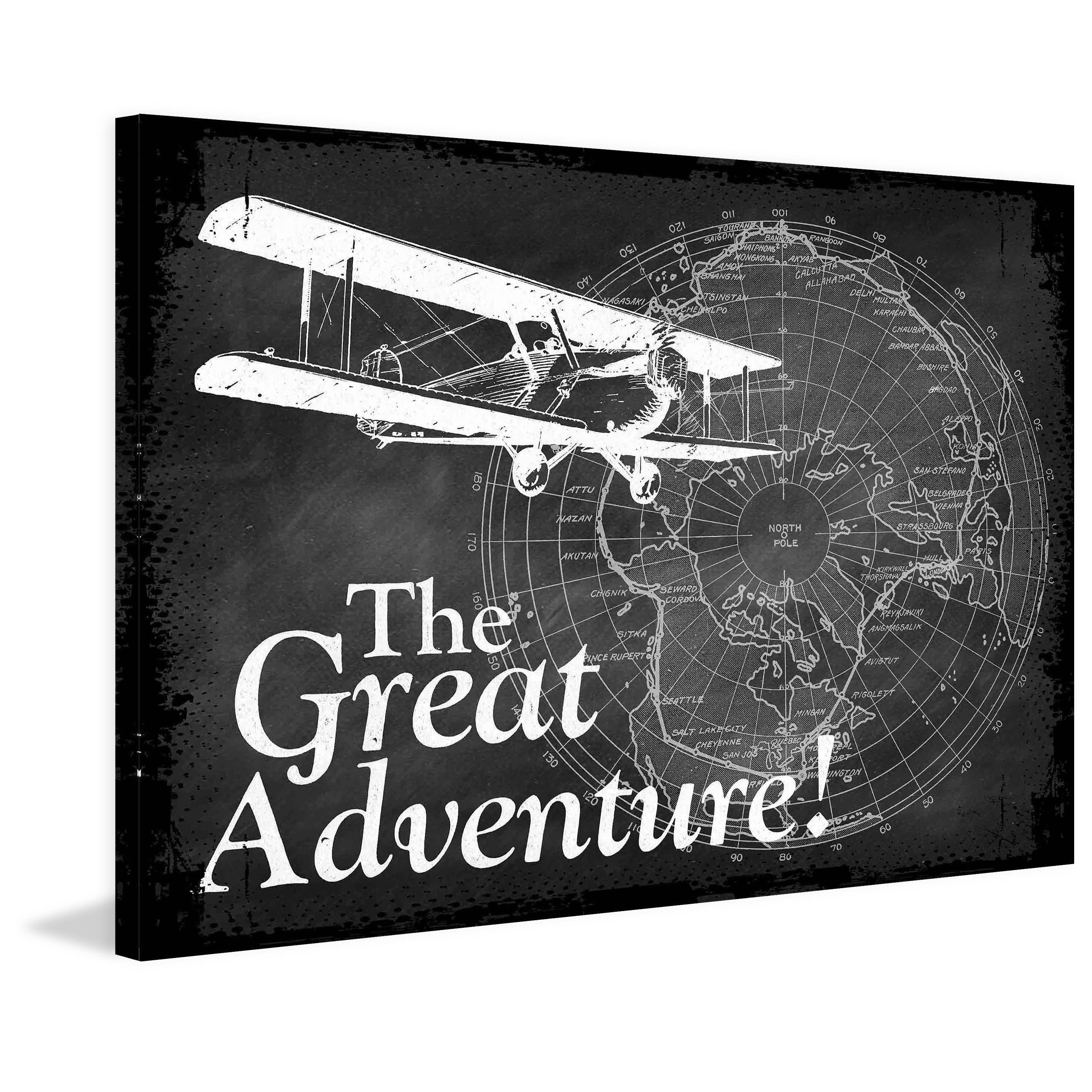 Marmont Hill The Great Adventure! Vintage Advertisement on Wrapped Canvas