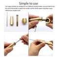 thumbnail image 5 of Linyer Sewing Awl Tapers Hook Canvas Craft Needle Changeable Hand Stitch Wear-resistant Multipurpose Hollow Repair Crochet Sole Pin G Needle, 5 of 6