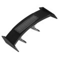 thumbnail image 1 of Raindrops Compact Black Car Spoiler Wing with Solar Light Easy Installation Rear Universal Spoiler, 1 of 8