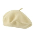 thumbnail image 1 of MesaSe Plush Balls Ears Decor Fleece Lining Solid Color Ear Protection Baby Beanie Winter Infant Cartoon Shape Bucket Hat Scarf Cap, 1 of 10