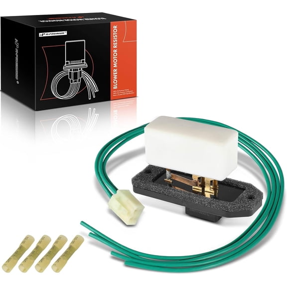 A-Premium Heater HVAC Blower Motor Resistor Kit with Harness Compatible with 1994-2002 Dodge Ram 1500, Ram 2500, Ram 3500 & 1993-1999 Jeep Grand Cherokee