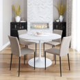 thumbnail image 3 of Zuo 101900 Harve Chaise de Salle à Manger&44; Beige - Lot de 2, 3 of 12