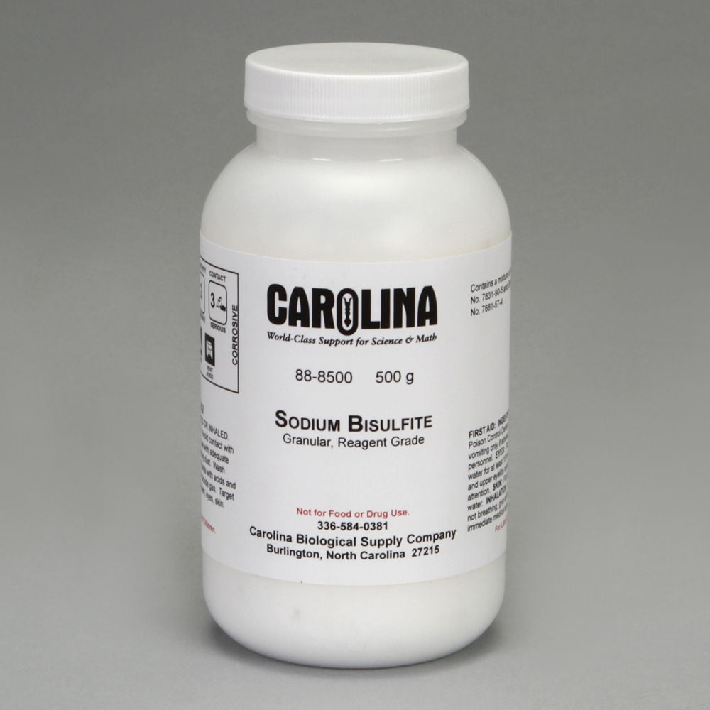 Sodium Bisulfite, Granular, chemicals, Reagent Grade, 500 g