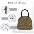 thumbnail image 4 of Yiaed Leopard2 Print Lunch Bag Adult Insulated Lunch Box, Leakproof Cooler Food Lunch Containers Reusable High Capacity Lunch Tote Bags-One Size, 4 of 6