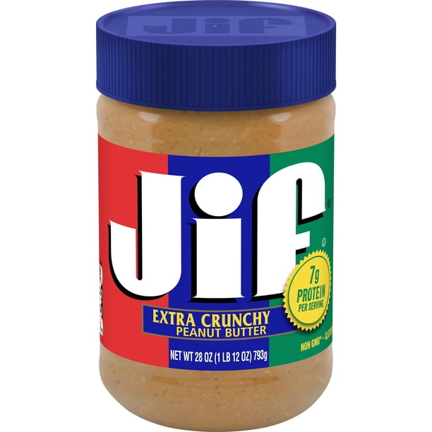 Jif Extra Crunchy Peanut Butter 28 Ounce Walmart Walmart