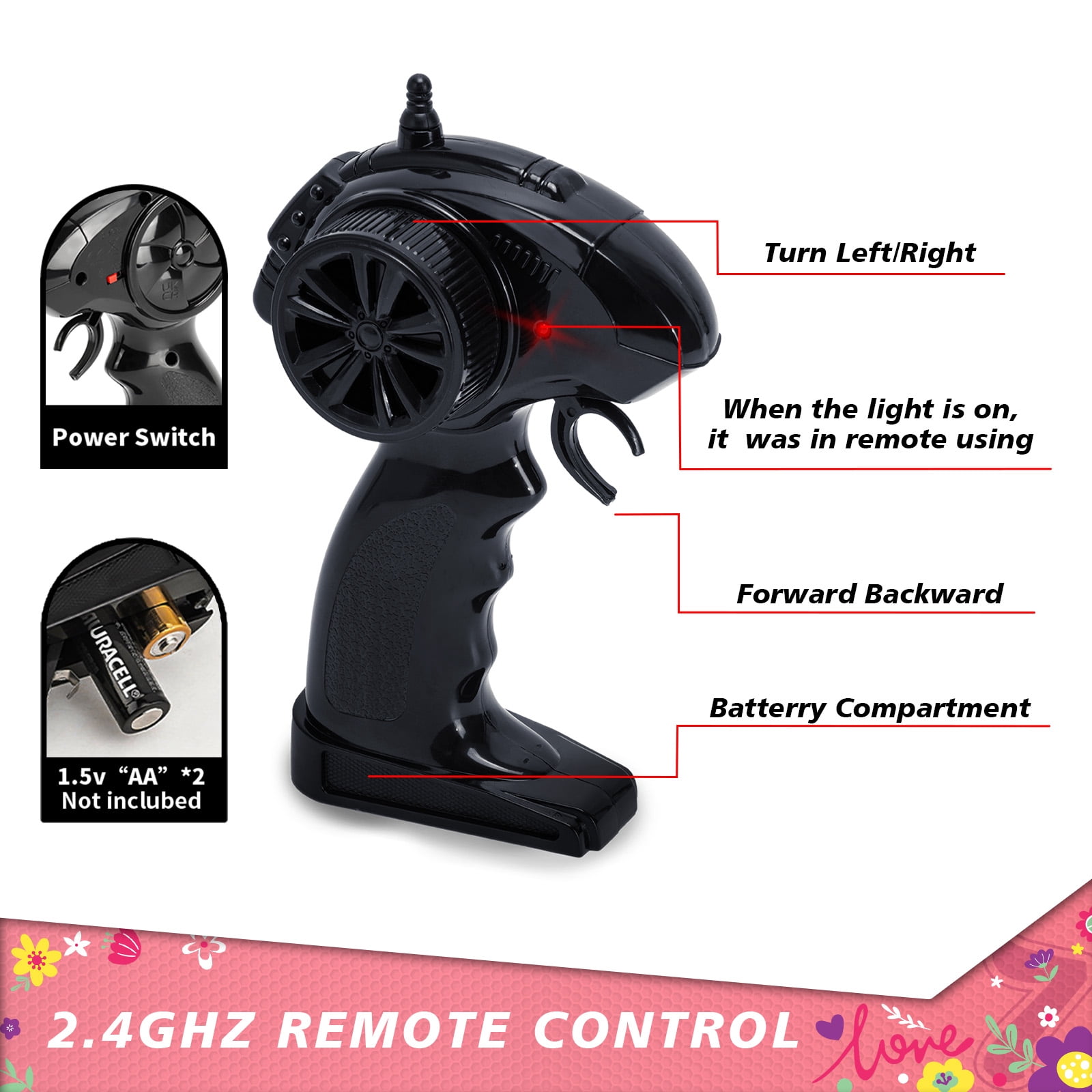 Gmdisc Remote Control Car, 1:18 High Speed RC Cars, 20+ km/h Toy for Boys & Girls Christmas Birthday Gifts for Kids