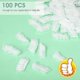 thumbnail image 4 of 100 Pcs Ear Covers For Shower Plastic Shower Cap Ear Covers For Hair Dye, 4 of 5