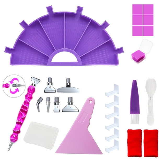 Juego de herramientas de accesorios de diamantes multifuncionales DIY para bordado de diamantes 5D FLhrweasw Nuevo
