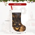 thumbnail image 4 of Honeii Cool Black Gold Dragon for Christmas Stocking,Large Xmas Stocking,Holiday and Family Stocking for Fireplace Christmas Holiday Party Decoration, 4 of 7