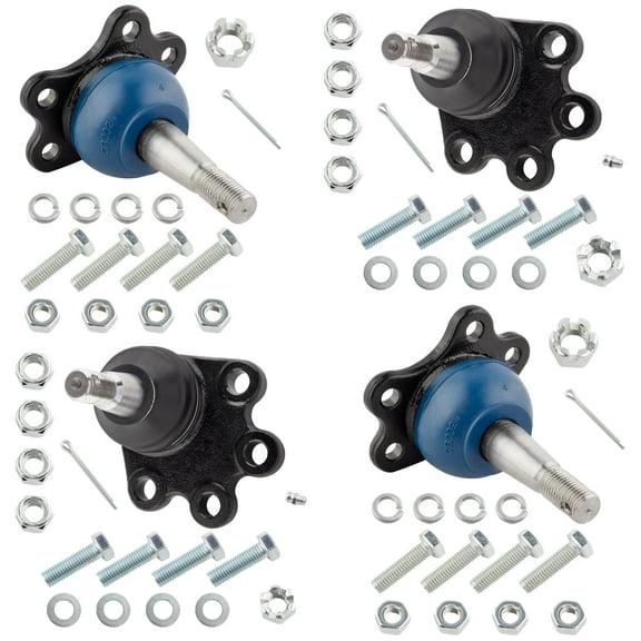 BOXI (Set of 4) K6291 K6292 Front Upper & Lower Ball Joints Fits for GMC Safari 1990-2005 Yukon 1992-1996 / for Chevrolet Astro Blazer K1500 K2500 Suburban 1988-2005 Tahoe 1995 4WD MODELS ONLY