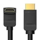 thumbnail image 2 of AAQBF 1m HDMI Male to Elbow HDMI Male PVC Cable 4K HD Video HDMI Cord - Black, 2 of 5