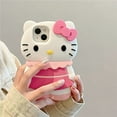thumbnail image 3 of Original Sanrio 3D stereoscopic Hello Kitty cases for iPhone 15 14 13 12 11 pro Max Plus cartoon soft shockproof back cover Y2K, 3 of 8