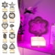 thumbnail image 1 of ¡Rebaja Imbatible!, Lámpara de noche giratoria para dormitorio con luz LED para mesita de noche, ambientes de carga, adornos decorativos Akmoler, 1 of 9