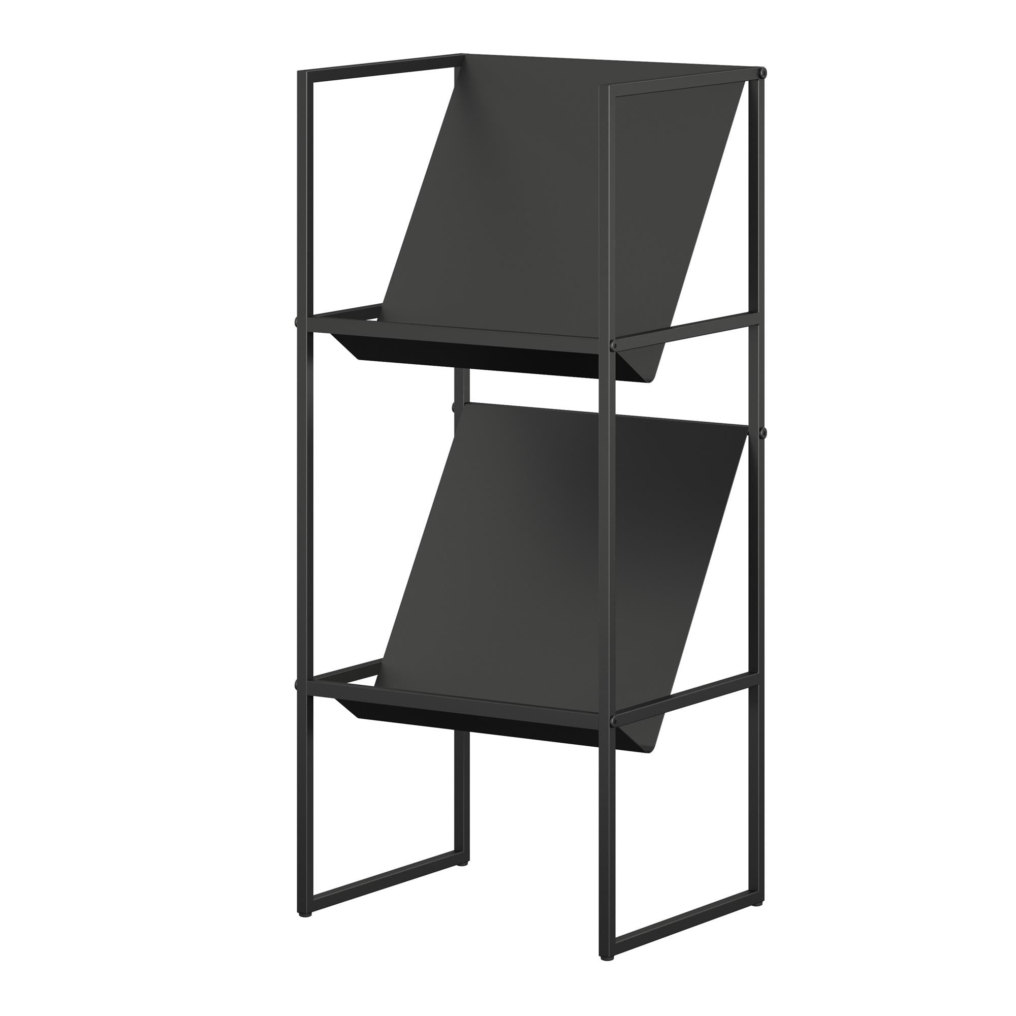 Novogratz Helix Vinyl Record Storage, Black