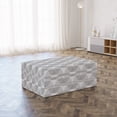 thumbnail image 3 of Geometric Foldable Mattress, Grungy Greyscale Tones, 74.8" x 39.4", Pale Grey Dark Taupe, by Ambesonne, 3 of 6