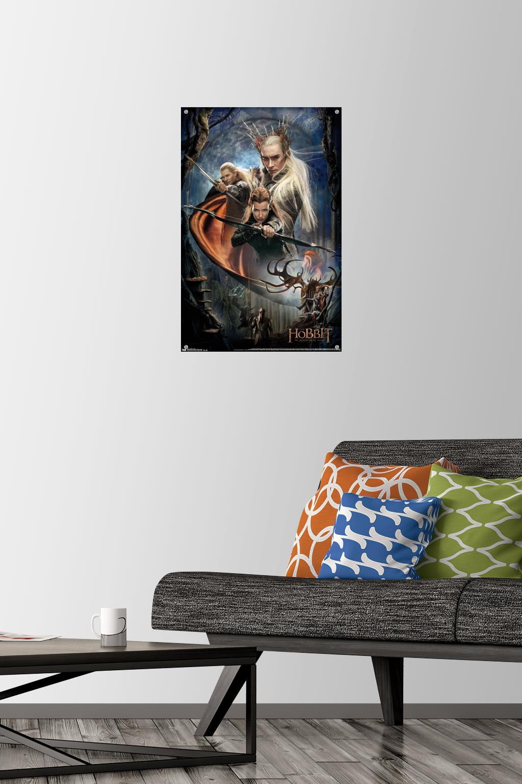 The Hobbit: The Desolation Of Smaug - Group Wall Poster with Push Pins, 14.725" x 22.375"