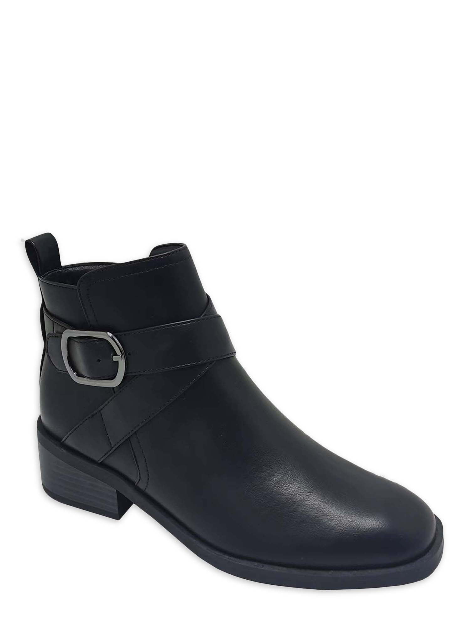 Time and Tru Women's Ankle Buckle Boots