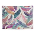 thumbnail image 5 of Orinice Feather Pattern Tapestry Wall Hanging Unique Style Graphic Tapestries Home Wall Decor Art for Living Room Bedroom Apartment Farmhouse Dorm 50x40inch, 5 of 6