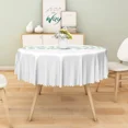 thumbnail image 4 of Tchckioa Modern Tablecloth for Kitchen Dinner Decor,60 Inch Round Oil-resistant Table Cloth Cover, 4 of 6