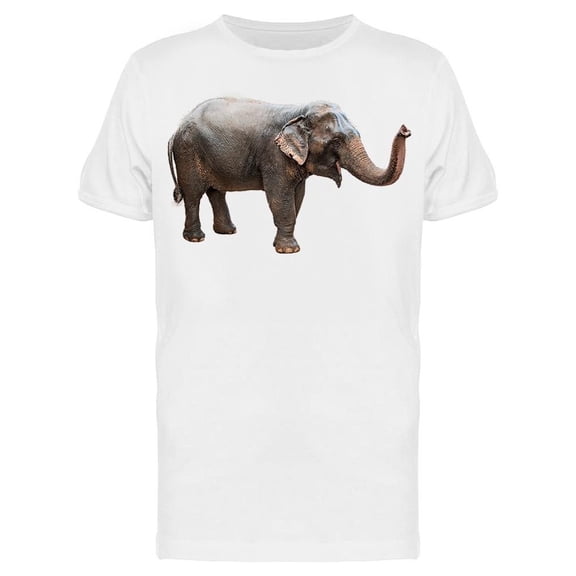 Large Elephant Curving Trunk Tee Men's -Image by Shutterstock
