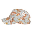 thumbnail image 5 of Balery Baseball Cap Adjustable Size for Running Workouts and Outdoor Activities All Seasons Dad Hat(Retro Floral Butterfly), 5 of 8