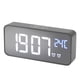 thumbnail image 1 of Reloj Despertador Digital Con Espejo LED, Memoria De Apagado, Reloj De Escritorio Electrónico, Función De Repetición De 13 Canciones Para El Hogar, 1 of 7