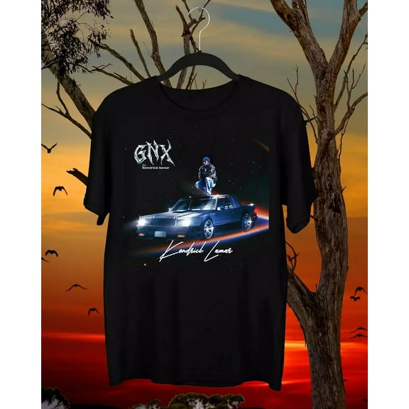 Kendrick Lamar GNX Tour 2025 Poster Tee for Fan, NEW Black Fashion T-Shirt Unisex, 2025 Music Concert Apparel S to 3XL