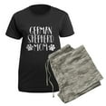 thumbnail image 5 of CafePress - German Shepherd Mom Women's Dark Pajamas - Women's Short Sleeve Print T-Shirt and Pants Dark Cotton Pajama Set, 5 of 7