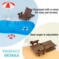thumbnail image 3 of Accesorios para terrario de rana arborícola TTFdacai, set decorativo de piscina, 3 of 7